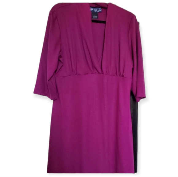 Susan Graver Dresses & Skirts - 2/$40 Susan Graver Style Dress Purple Sz L